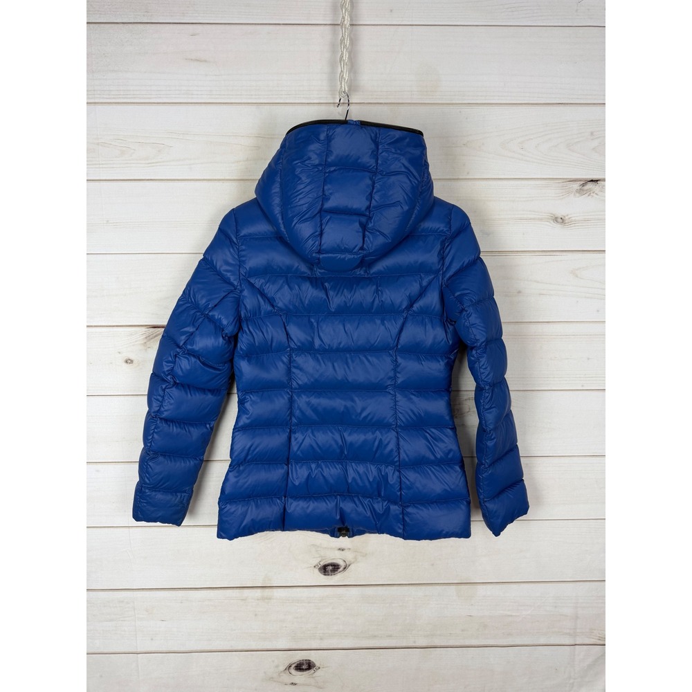 Soia & Kyo Jacket Womens Small Blue Face Covered Hood Quilted Down Puffer - Picture 4 of 12